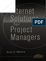 Internet Solutions For Project Managers - Maitra, Amit K., 1947 - 2000 - New York - Wiley - 9780471330271 - Anna's Archive