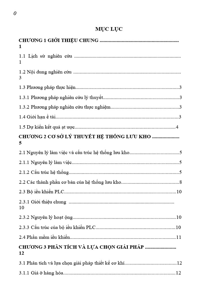 (123doc) Do An Nghien Cuu Thiet Ke Mo Hinh He Thong Luu Kho Tu Dong | PDF