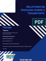 Apresentação Simples Básica Blocos Diagonais Azul e Branco