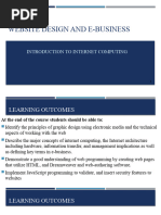 L1 Introduction To Internet Computing