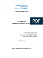 TALES DE MILETO Apostila Legal e Divertida