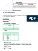 Taller - 2 Periodo - Quimica Sexto