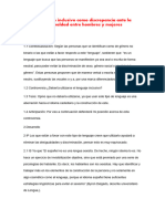 El Lenguaje Inclusivo Como Discrepancia Ante La Desigualdad Entre Hombres y Mujeres