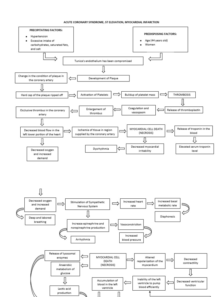 Pathophysiology of Acute Coronary Syndrome | PDF | Myocardial ...