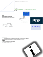 Infografia Operaciones Bàsicas de Numeros Complejos