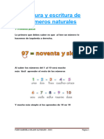 Lectura y Escritura de Números Naturales