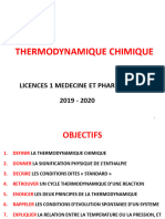 Thermodynamique Chimique