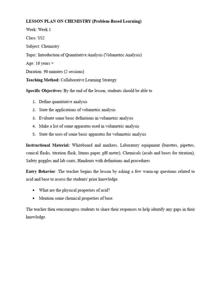 ProblemBased Learning Quantitative ND Qualitative Anaylysis PDF