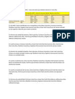 Matriz de Perfil Competitivo