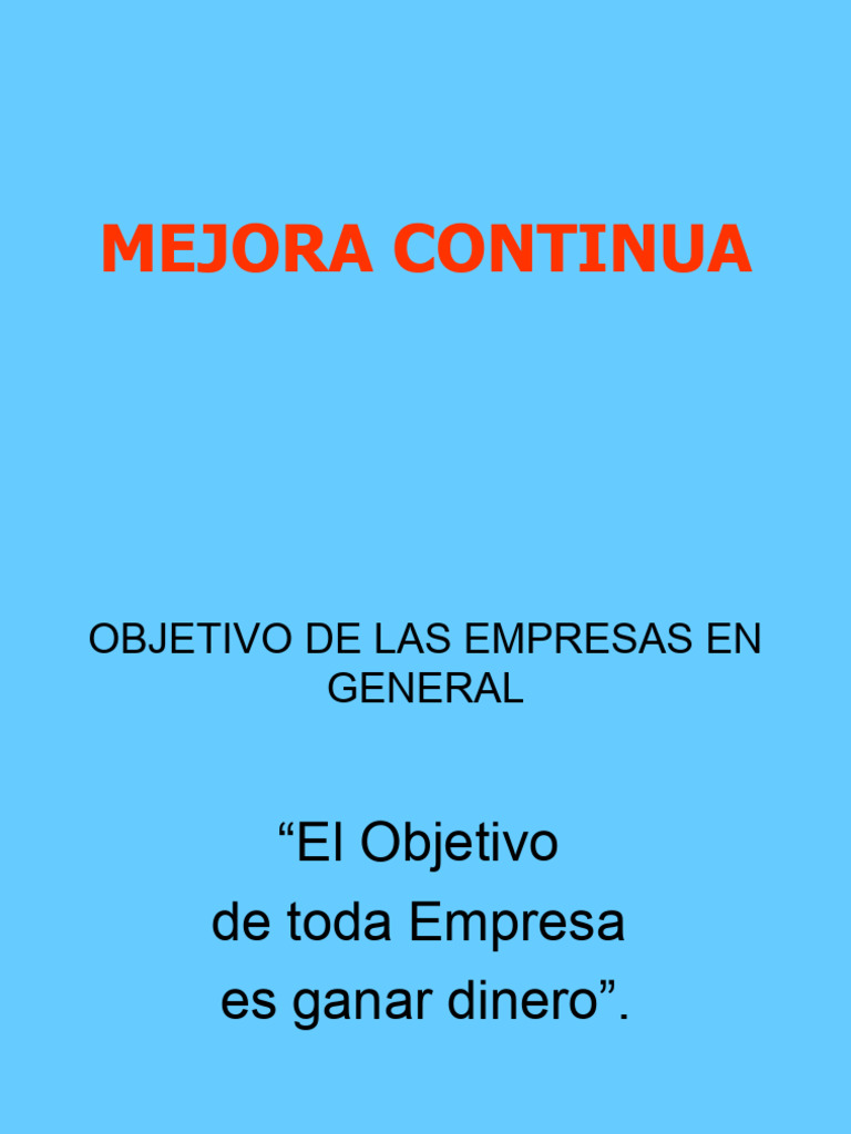 Estrategias para la Mejora Continua Empresarial | PDF | Business ...