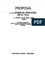 Proposal Izin Operasional SMP