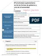 Examen - (ACDB1-15%) (SUP1) Actividad Suplementaria - Identifique Algunas de Las Formas de Gobierno y Estado en La Historia de La Humanidad - JM