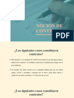 Noción de Contrato