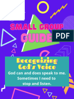 Recognizing Gods Voice Small Group Guide