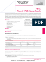 Venusil HPLC Column Family: Features