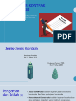 Jenis Kontrak Konstruksi Berdasarkan Perpres-Pemen PU