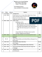 Rundown Acara Grand Opening OK