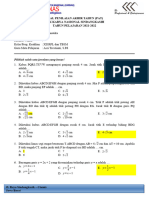 Poin 13.2c Penilaian Sumatif Matematika Kelas XII (Soal)