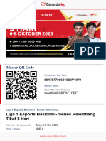 Liga 1 Esports Nasional - Series Palembang Tiket 3 Hari