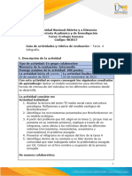 Guía de Actividades y Rúbrica de Evaluación - Unidad 3 - Tarea 4 - Infografía