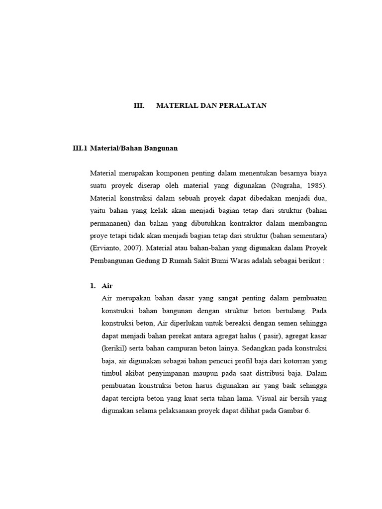 Bab III MATERIAL DAN PERALATAN | PDF