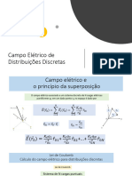 Campo Elétrico de Distribuições Discretas