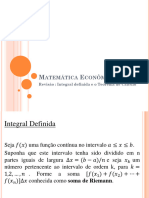 Matemtica Econmica II - Aula 17 - 18.