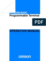 OMRON NT620S NT620C Operation Manual