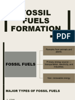 G11 Fossil Fuels Formation