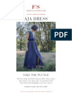 Fabrics-store-Aja - Plunging Neckline Maxi Dress Pattern-1