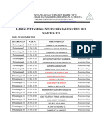 Jadwal Pertandingan - Hari Ketiga