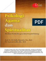 Buku Psikologi Agama Dan Spiritualitas - Ujam Jaenudin