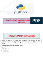 Xi-Cs-For-Loop in Python