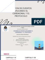 Gestion de Eventos, Ceremonial y Protocolo