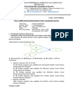 Soal UAS Praktikum Statistik Probabilitas