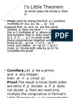 Fermat's Little Theorem