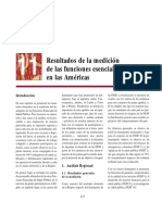 11 - Resultados de La Medición de Las Funciones Esenciales en Las Américas