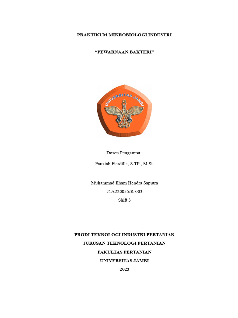 Laporan Praktikum Pewarnaan | PDF