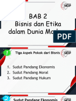 Bab 2 Bisnis Dan Etika Dalam Dunia Modern