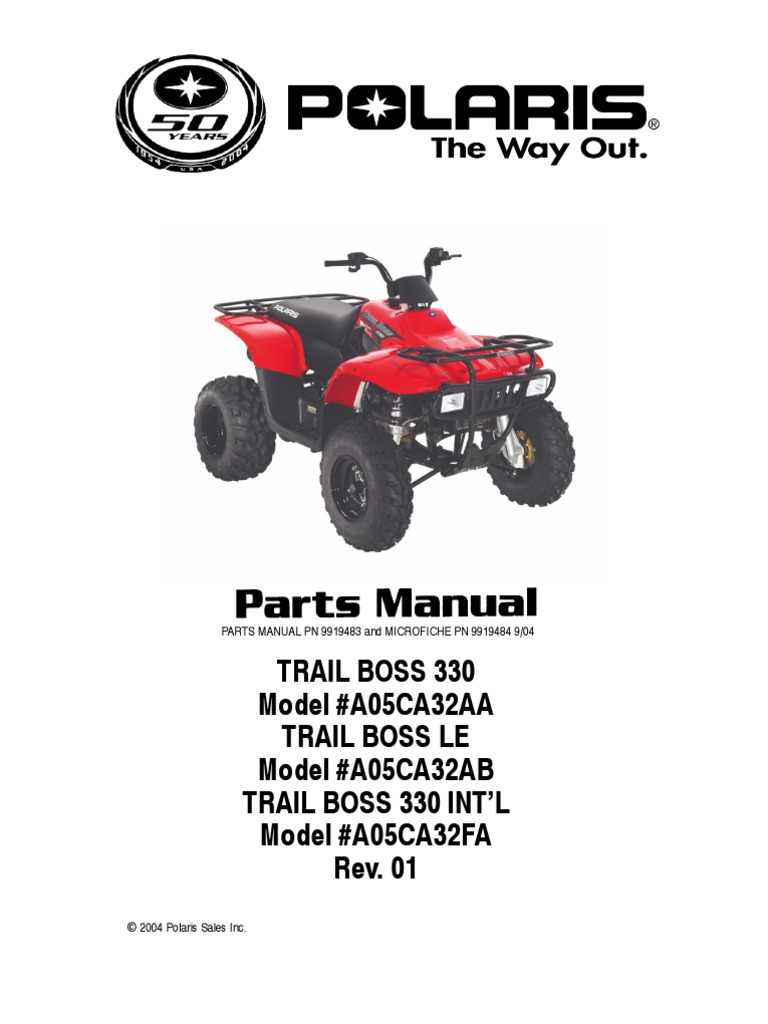 Parts 2001 2002 2003 Polaris Scrambler 500 4X4 Rear Axle Wheel