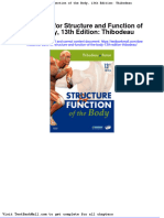 Test Bank For Structure and Function of The Body 13th Edition Thibodeau