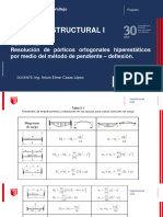 Portico Inclinado Pendiente Deflexión