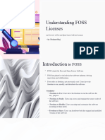 Understanding FOSS Licenses