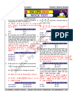 SSC CPO Mock Test PMD PDF