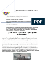 Informe de Caja Eduardo Ramirez M-A Lineal