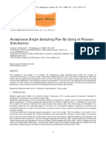 Vol1 - Iss1 - 6 - 13 - Acceptance - Single - Sampling - Plan - by - Using - of - Poisson - Distribution