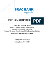 Internship Report (Md. Habib Al Hasan)