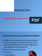 Seminario de Tesis DOCTORADO