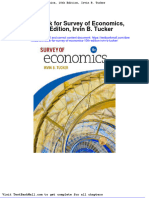 Test Bank For Survey of Economics 10th Edition Irvin B Tucker