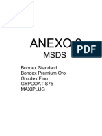 Anexo 2 MSDS Bondex